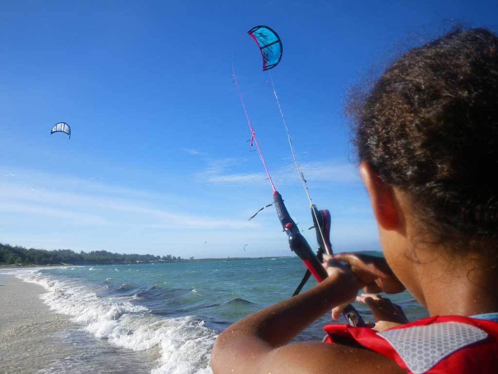 kitesurf debutant