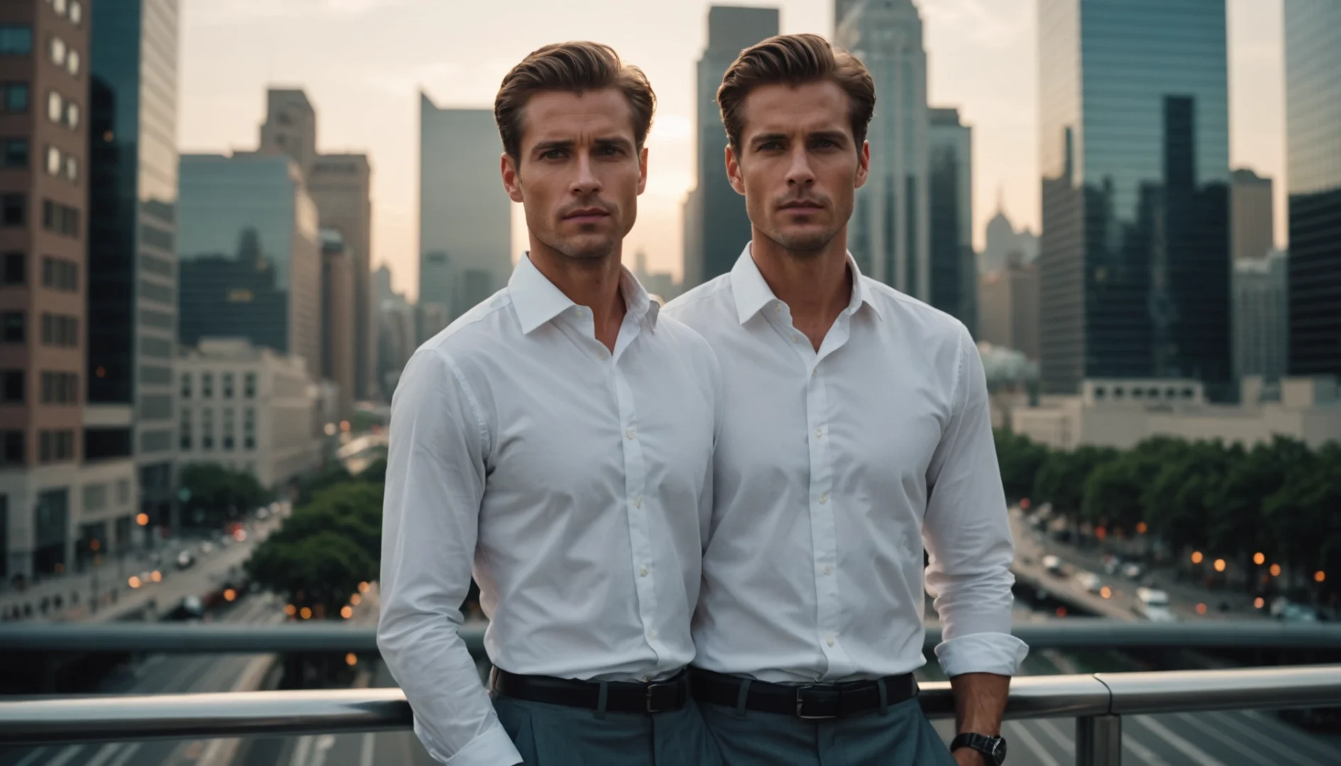 tenue avec chemise blanche