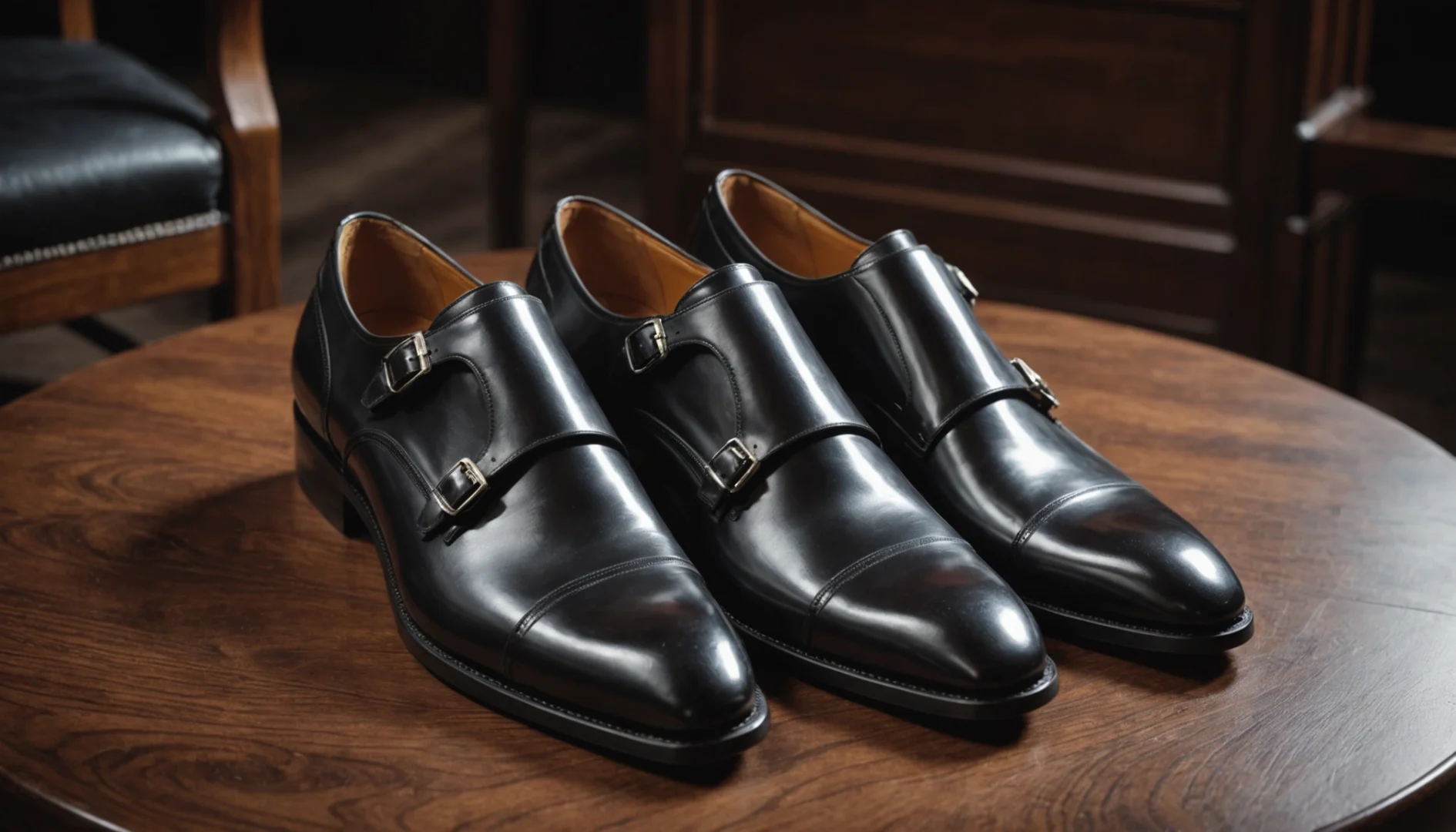 chaussures à boucles
