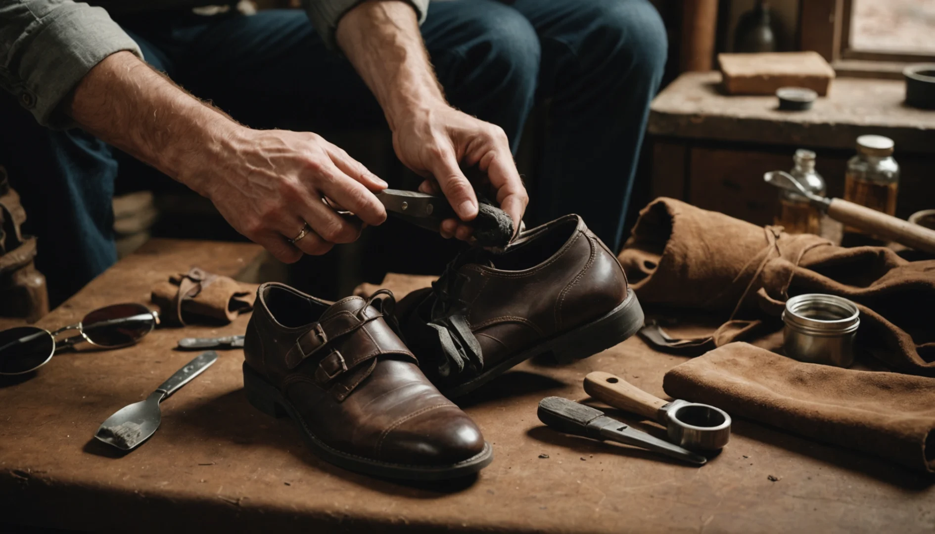 assouplir chaussure cuir cordonnier