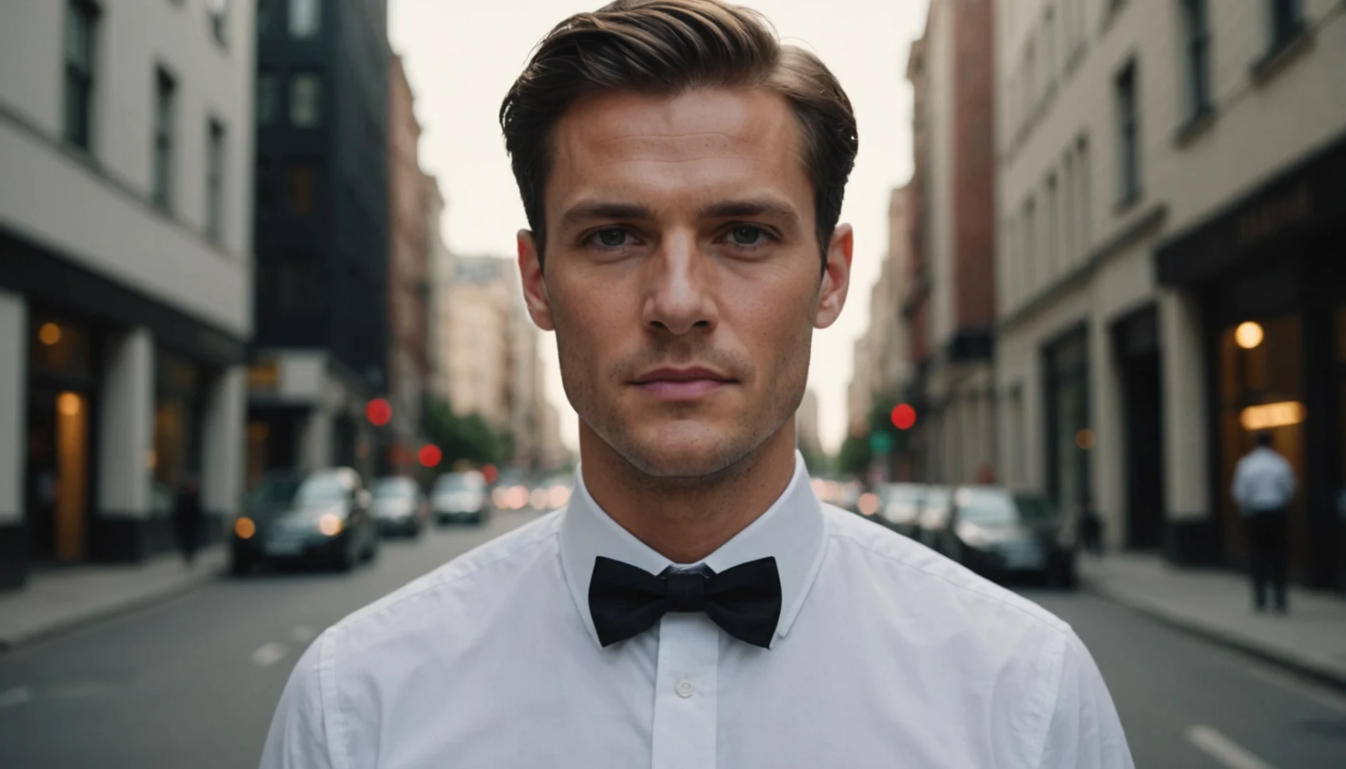 chemise blanche pour noeud papillon