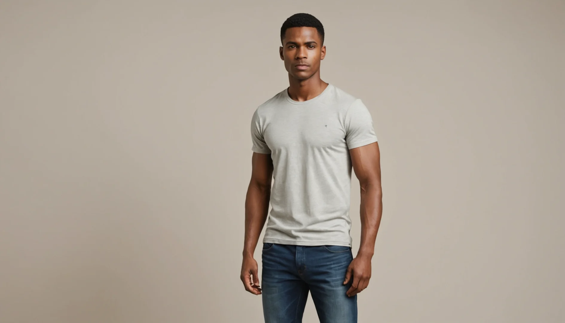 homme un peu musclé