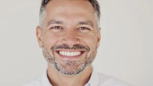 dentition parfaite homme